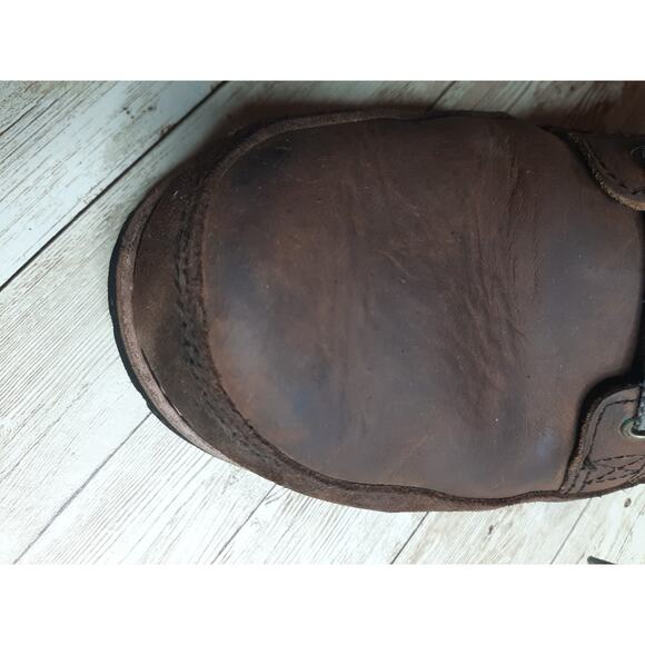 Men Cabela's 4 Sz 10M Brown Leather Ankle Boot Hunting Hiking Outdoors - Picture 7 of 16